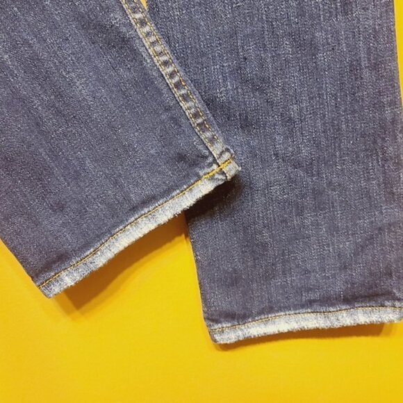 Ralph Lauren | Rugby Men's Vintage Distressed Slim Tapered Jeans (Size 27 x 34) - Picture 10 of 15